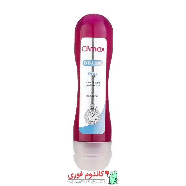ژل تاخیری و روان کننده مردانه کلایمکس مدل اکسترا تایم  95 میلی لیتر