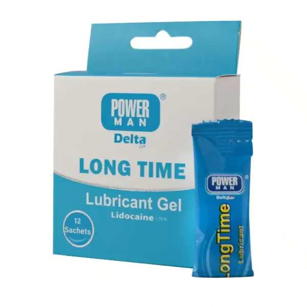 ساشه ژل تاخیری Long Time پاورمن دلتا دارو 12 عدد