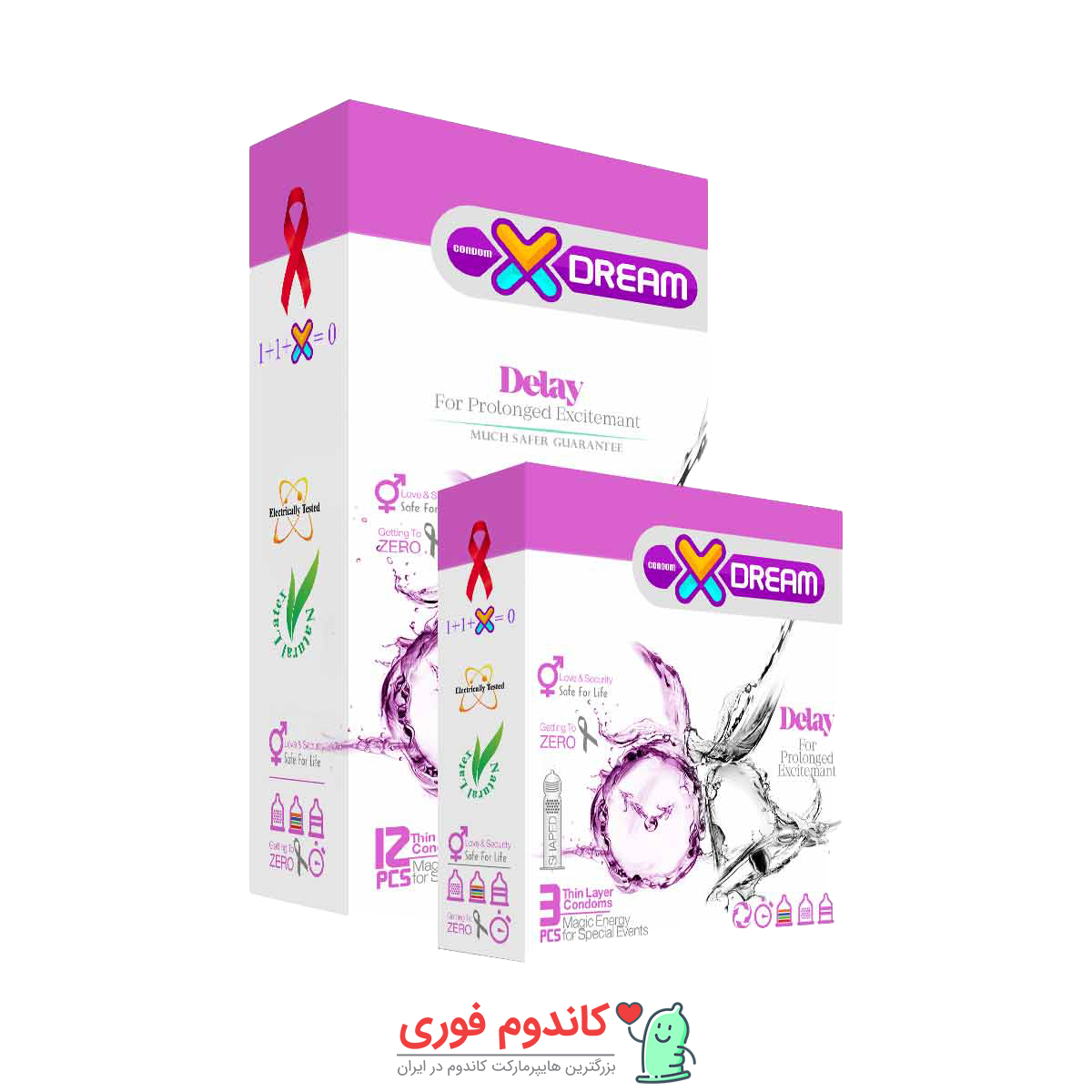 کاندوم تاخیری دیلی ایکس دریم مدلdelay