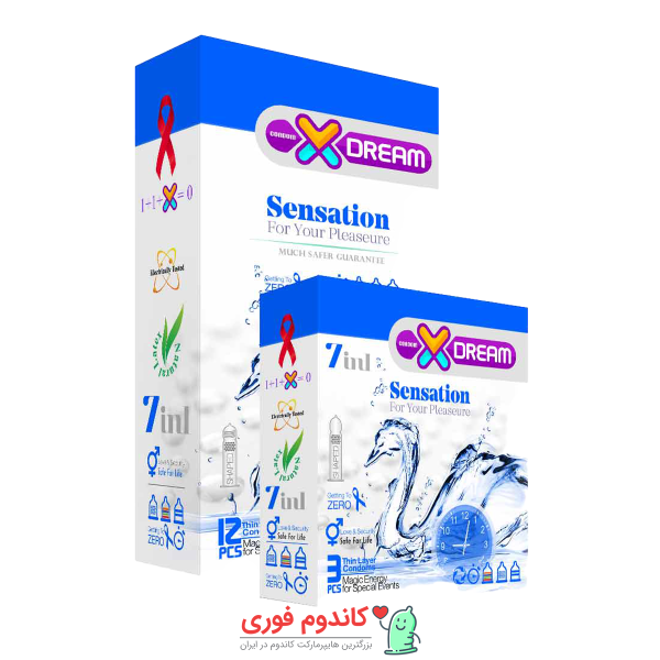 کاندوم تاخیری حساس ایکس دریم مدل sensation