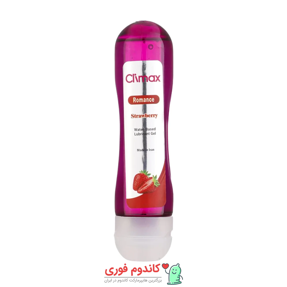ژل روان کننده توت فرنگی کلایمکس Romance